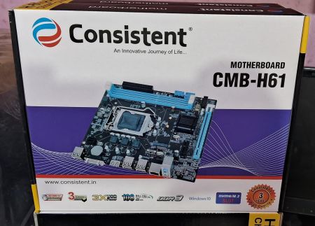 CONSISTENT H61 DDR3 NVME MOTHERBOARD